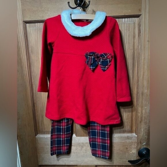 NWT-TODDLER Girls 2 Piece Matching top and Legging Set - Picture 1 of 10